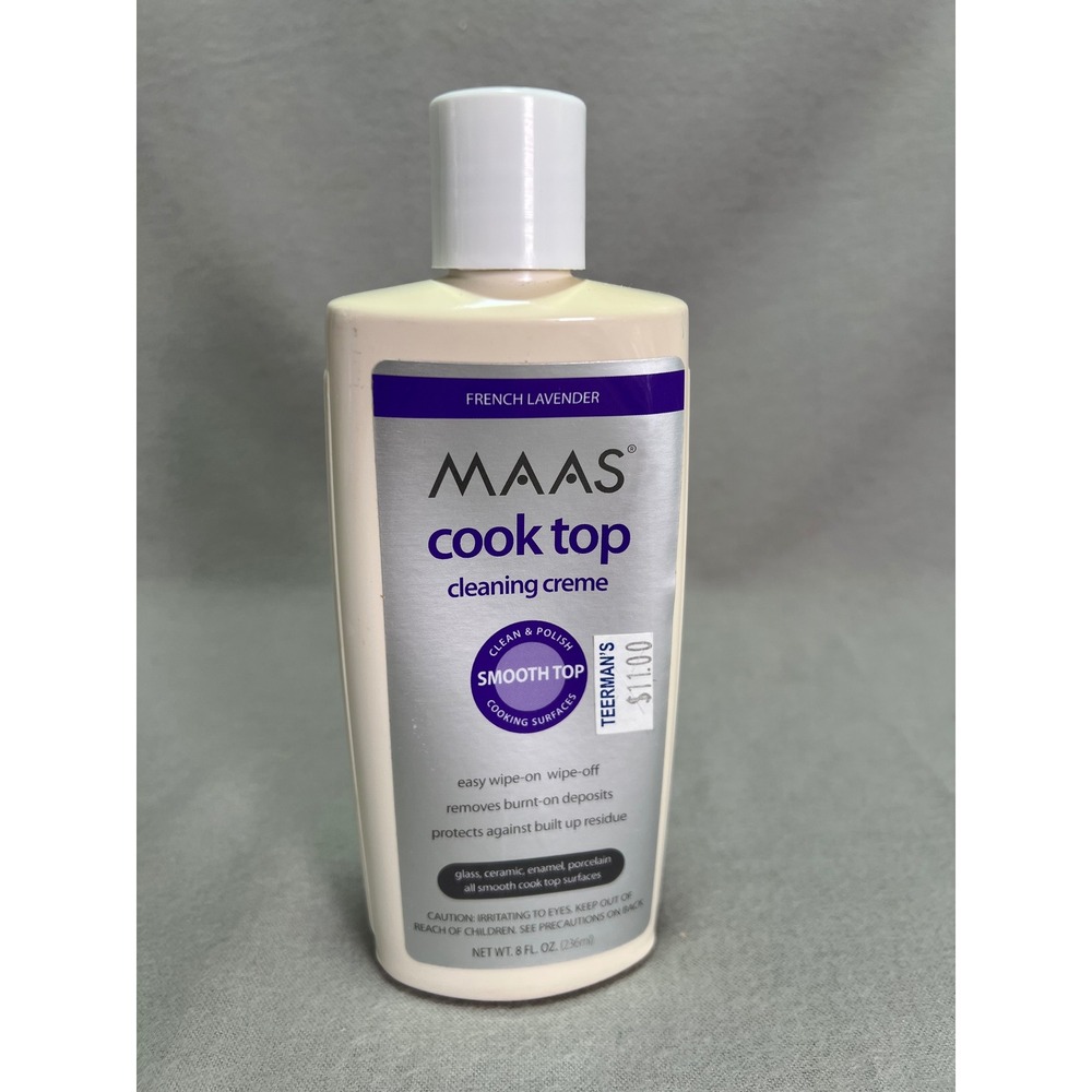 NEW MAAS Cook Top Cleaning Creme French Lavender Smooth Top Polish‎ Discontinued